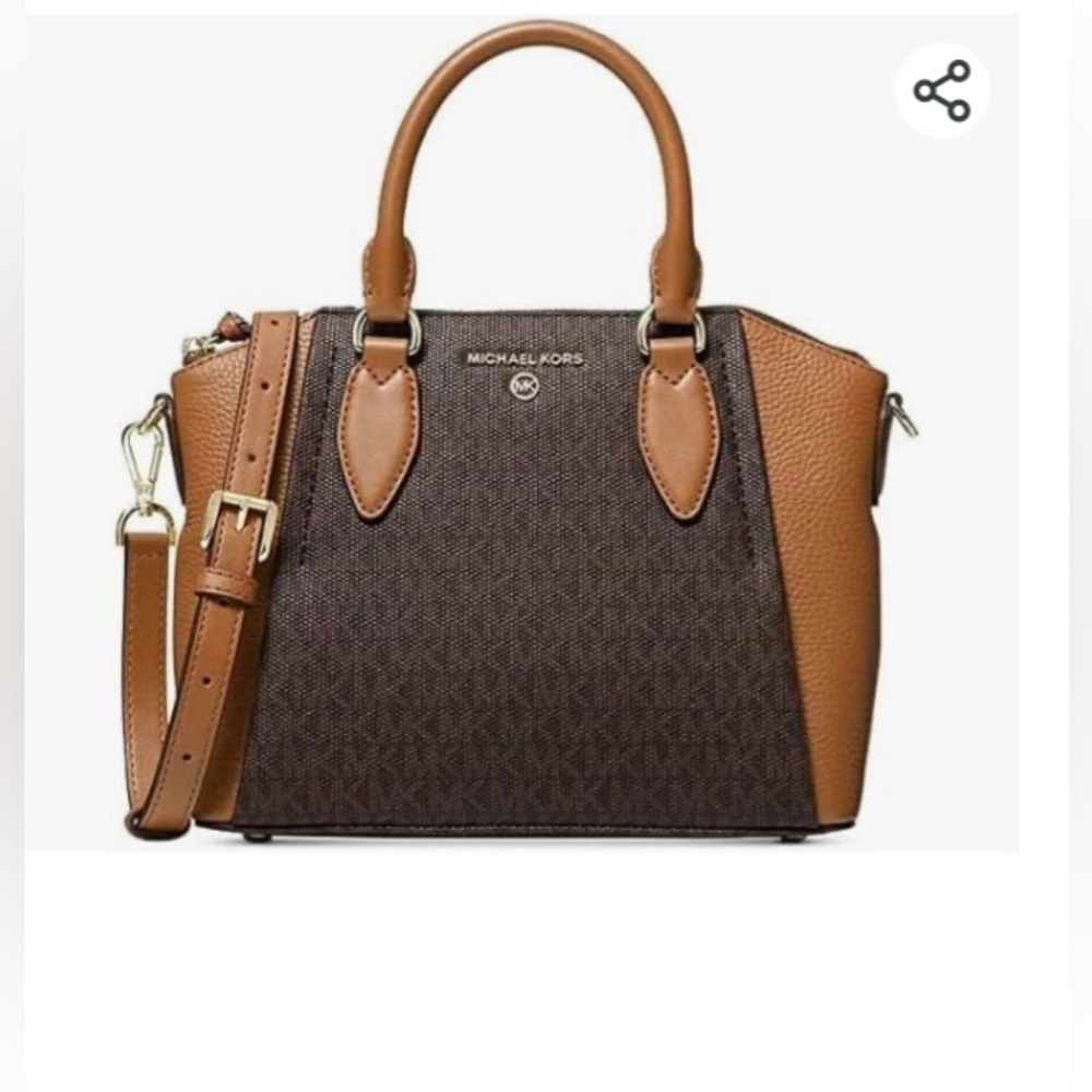 Michael Kors Sienna Medium Messenger Taglia Unica(Marrone/Acorn),Marrone ghianda